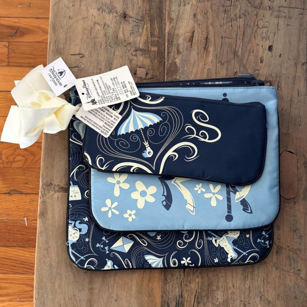 Disney Resort Shanghai Mary Poppins 3 pouch bags